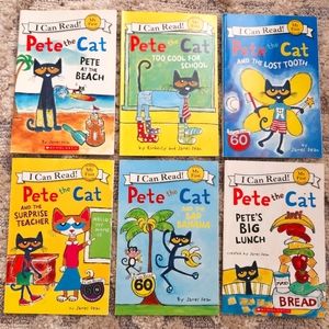 Pete the cat. I can read. Set of 6.